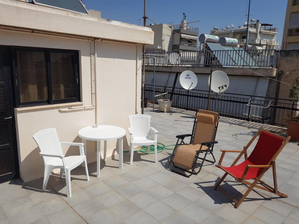 Terrace Roof Room @ Koridallos Metro St. & Piraeus Port Eksteriør billede